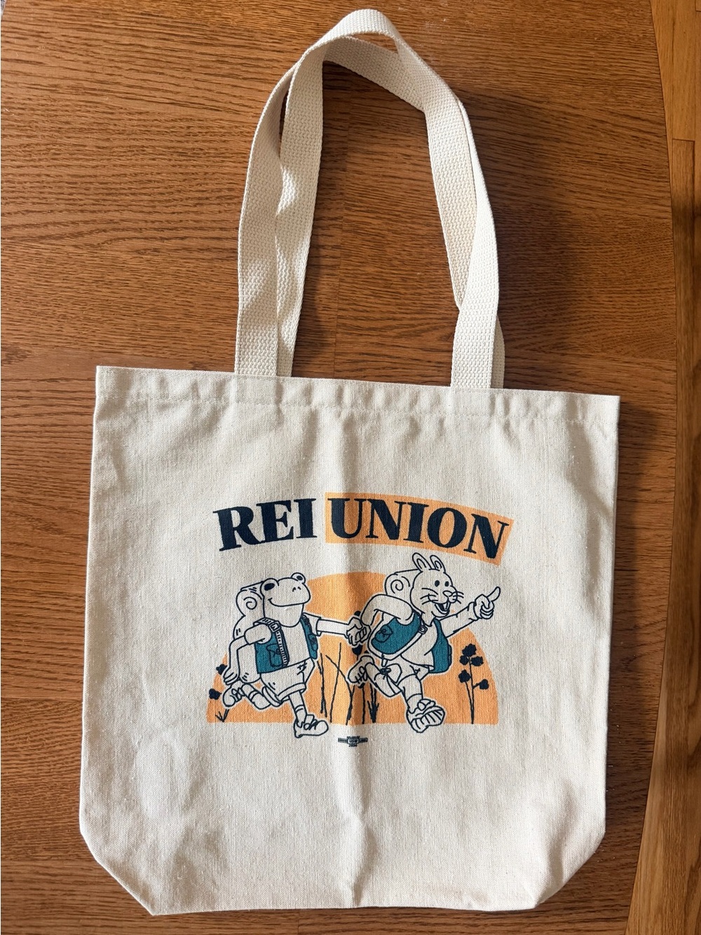 REI Cream Canvas Tote Bag NWOT